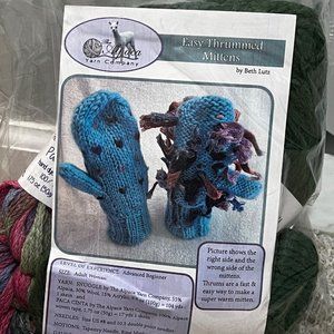 Easy Thrummed Mittens The Alpaca Yarn Company Complete Kit New Adult Women